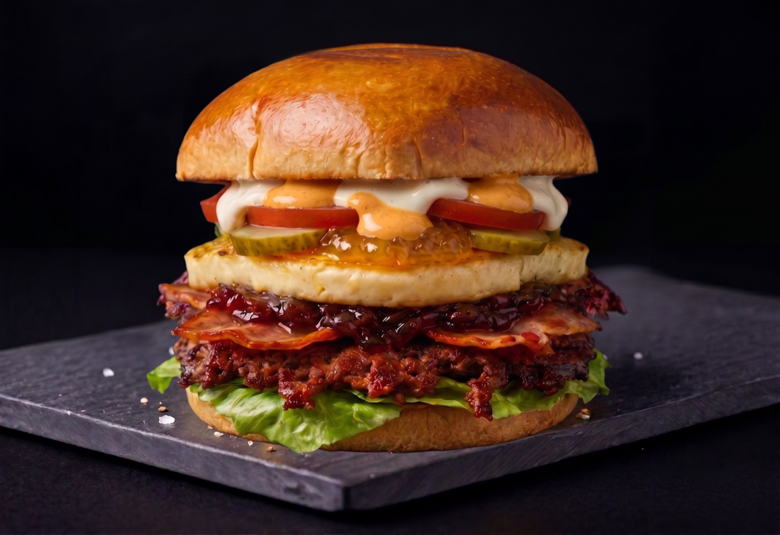 Smash & Goat Cheese Burger